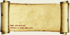 Danica Trakilović vizit kartica